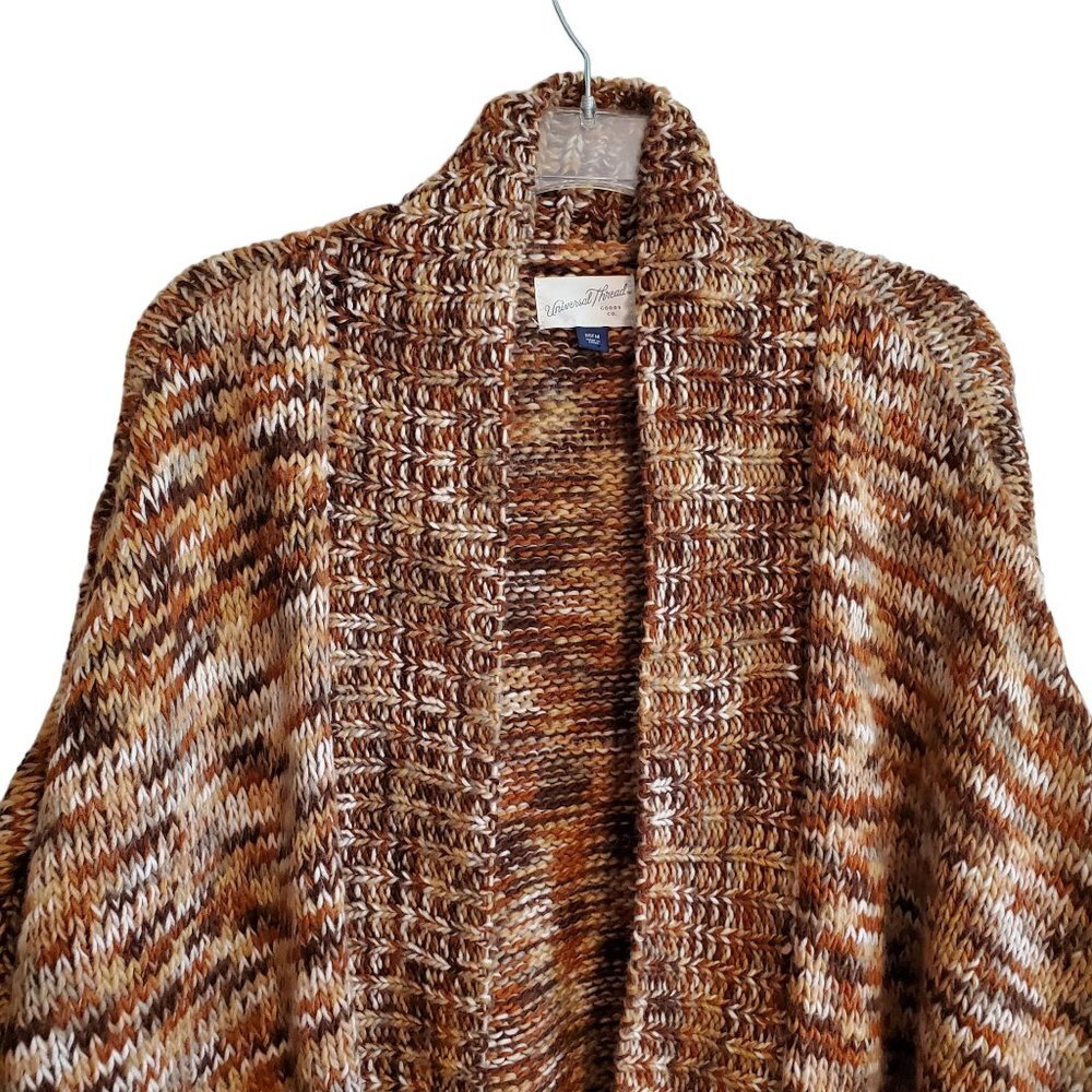 Universal Threads Rustic Color Poncho Open Cardig… - image 3